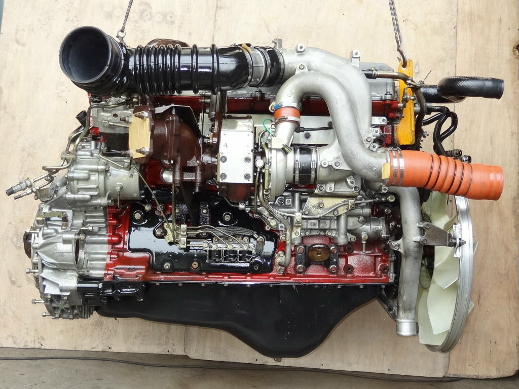 Hino E13c Used Japanese Diesel Engine , Hino Spare Parts Motor Vehicle