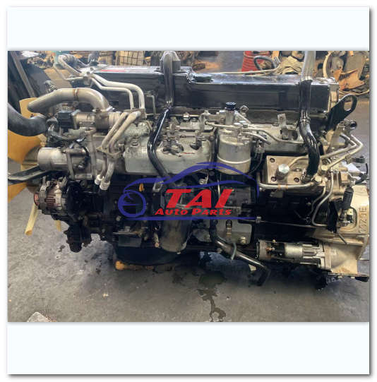 Nissan UD GE13 GEQ13 Turbo Engine Assembly 4 Cylinder With Gearbox