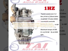 Used Original 1HZ Diesel Engine With Gearbox for Toyota Land Cruiser and Coster Bus For Japanese Used Car Engine Parts 