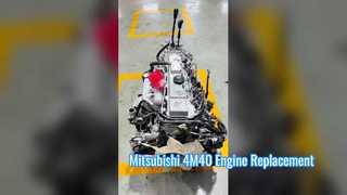  Used 4M40 4M40T Diesel Engine Assembly For  Mitsubishi  Pajero 