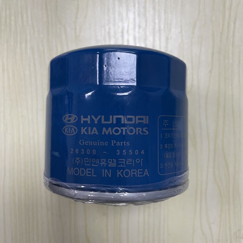 Genuine Parts Hyundai Oil Filter 2630035504 For Kia Motors