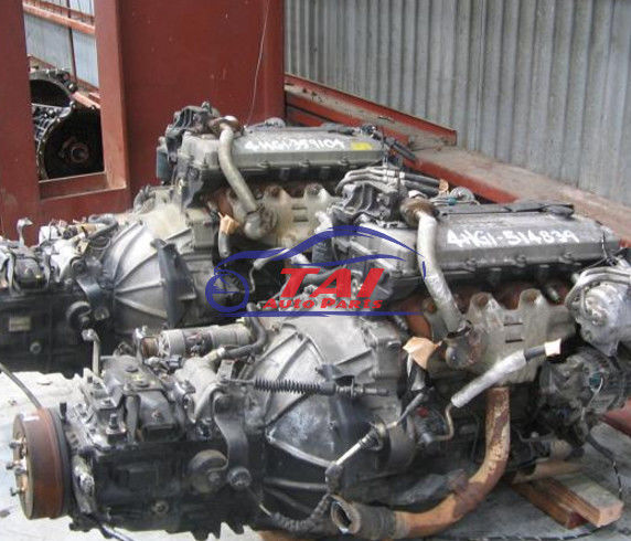 2nd Hand Isuzu Engine 4HG1 Isuzu 6 Cylinder Engine Parts 43000-70000 Kilometers Tested