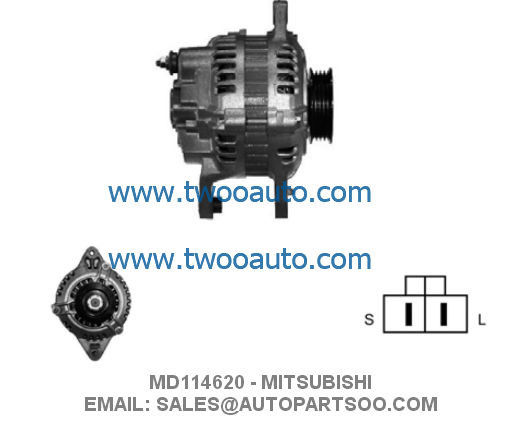 Md114620 Car Generator Alternator Md309333 Mitsubishi Alternator 12v 75a Alternadores