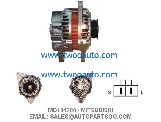 Md184280 Md317866 Car Generator Alternator Mitsubishi Alternator 12v 70a Alternadores