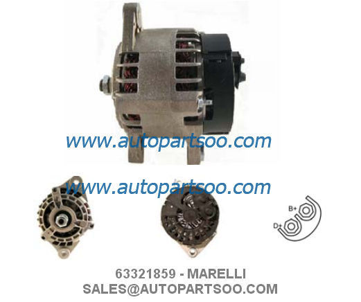 63321507 63321859 - MARELLI Alternator 12V 120A Alternadores