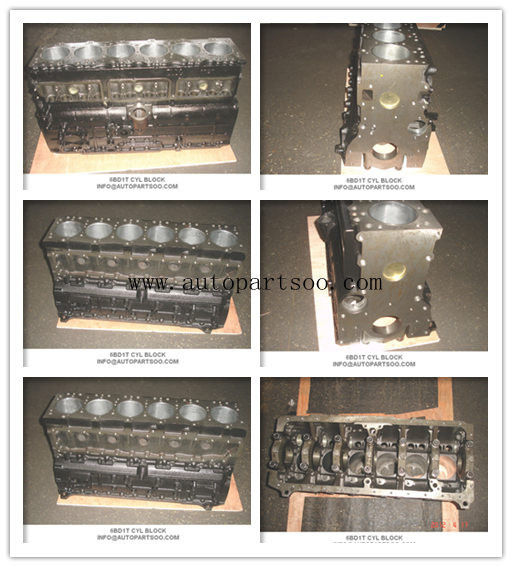 Isuzu 6bg1t Engine Cylinder Block And Spare Parts Bloque De Cilindro Blox
