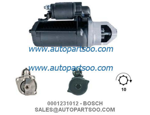 0001231012 0001360026 - BOSCH Starter Motor 24V 4KW 10T MOTORES DE ARRANQUE