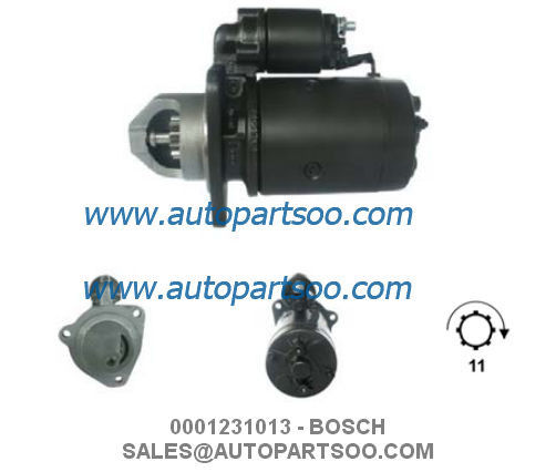 0001231013 0001231041 - BOSCH Starter Motor 24V 4KW 11T MOTORES DE ARRANQUE