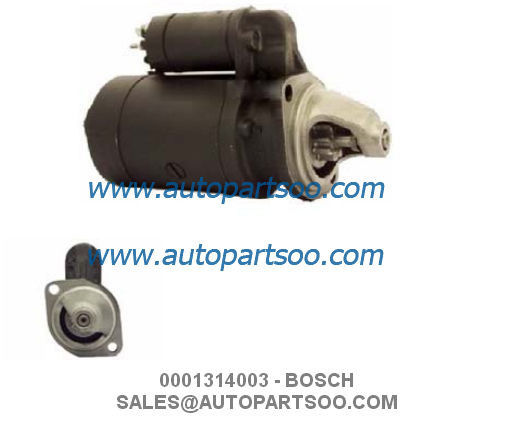 0001314003 - BOSCH Starter Motor 12V 1.5KW 9T MOTORES DE ARRANQUE