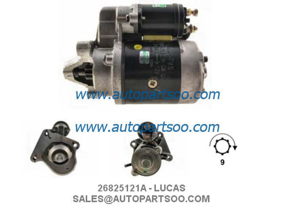 26825121A - LUCAS Starter Motor 12V 1.6KW 9T MOTORES DE ARRANQUE