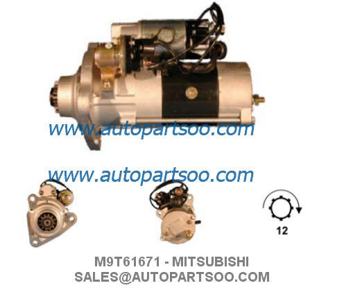 M9T61671 M9T67671 - MITSUBISHI Starter Motor 24V 5KW 12T MOTORES DE ARRANQUE