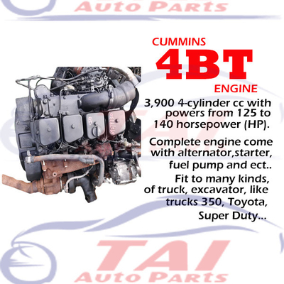 Good price Truck Diesel Engine 4BT 3.9L 4 Cylinder Reconditioned 4BT Motor online