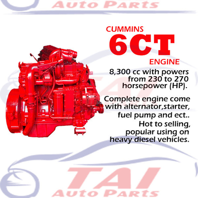 6BT 6CT 4BT Used Cummins Engines Genuine Good Performance Standard size
