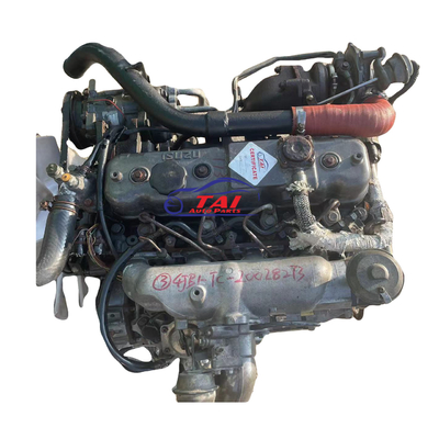 4JB1T Isuzu Engine Spare Parts Assembly With Gearbox Secondhand