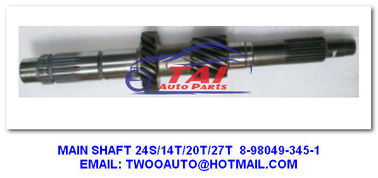 Good price Auto Parts Japanese Truck Parts 8-98049-345-1 Main Gear Shaft Assembly For Isuzu Vgs Pickup MAIN SHAFT 24S/14T/20T/27T online
